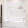 Icon TS6032X AFR AcrylX(TM) Alcove Right Hand Drain One-Piece Tub Shower in White