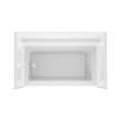 Icon TS6036X AFR Acrylx Alcove Left Hand Drain One-Piece Tub Shower in White