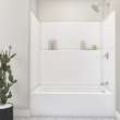 Icon TS6036X AFR Acrylx Alcove Right Hand Drain One-Piece Tub Shower in White