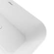 Renata 67 x 32 Acrylic Freestanding Center Drain Bathtub in Matte White with Matte White Skirt