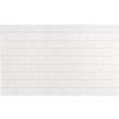 Versaline 60 in. Alcove Wall Kit - Subway in White