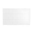 Versaline 60 in. Alcove Wall Kit - Vertical in White