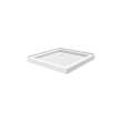 Roka 3232 Acrylic Corner Shower Base with Corner Drain in White