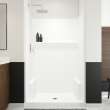 Icon SH4834 AcrylX(TM) Alcove Center Drain One-piece Shower in White