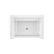 Icon SH4834 AcrylX(TM) Alcove Center Drain One-piece Shower in White