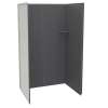 Utile 4832 Composite Direct-to-Stud Three-Piece Alcove Shower Wall Kit in Erosion Charcoal
