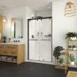 Utile 4832 Composite Direct-to-Stud Three-Piece Alcove Shower Wall Kit in Calcutta Chalk