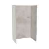 Utile 4832 Composite Direct-to-Stud Three-Piece Alcove Shower Wall Kit in Antico Linen