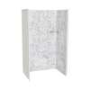Utile 4832 Composite Direct-to-Stud Three-Piece Alcove Shower Wall Kit in Stataro Storm
