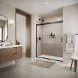 Utile 6032 Composite Direct-to-Stud Three-Piece Alcove Shower Wall Kit in Antico Linen