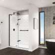 Utile 6032 Composite Direct-to-Stud Two-Piece Corner Shower Wall Kit in Metro Tux