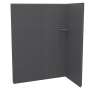 Utile 6032 Composite Direct-to-Stud Two-Piece Corner Shower Wall Kit in Erosion Charcoal