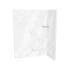 Utile 6032 Composite Direct-to-Stud Two-Piece Corner Shower Wall Kit in Adria Pearl