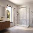 Utile 6032 Composite Direct-to-Stud Two-Piece Corner Shower Wall Kit in Stataro Storm