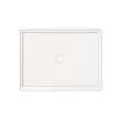 Icon 5038 ANSI B SMC Alcove Shower Base with Center Drain in White