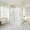Odyssey SC 60" x 32" x 78" 8mm Sliding Shower Door for Corner Installation with Clear glass in Chrome