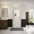 Icon SH3636X AFR AcrylX(TM) Alcove Center Drain One-Piece Shower in White