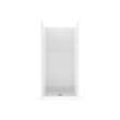 Icon SH3636X AFR AcrylX(TM) Alcove Center Drain One-Piece Shower in White