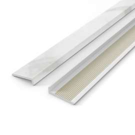 Manhattan Edge Trim 94 in. in Marble Glacier