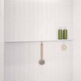 Manhattan 45 in. Long Shelf in Matte White
