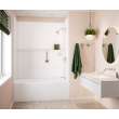 Manhattan 57 in. Long Shelf in Matte White