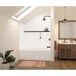 Manhattan 57 in. Long Shelf in Matte Black