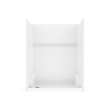 Icon SH6030 AcrylX(TM) Alcove Left Hand Drain One-Piece Shower in White
