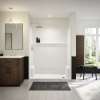 Icon SH6030 AcrylX(TM) Alcove Right Hand Drain One-Piece Shower in White