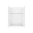 Icon SH6032 AcrylX(TM) Alcove Right Hand Drain One-Piece Shower in White