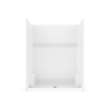 Icon SH6034X AFR AcrylX(TM) Alcove Center Drain One-Piece Shower in White