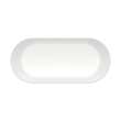 Malibra 67 x 30 Acrylic Freestanding Center Drain Bathtub in White with White Skirt