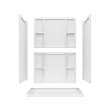 Interflo 6030 Acrylic Alcove Five-piece Shower in White with Left-hand Drain