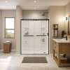 Interflo 6030 Acrylic Alcove Five-piece Shower in White with Right-hand Drain