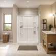 Interflo 6030 Acrylic Alcove Five-piece Shower in White with Right-hand Drain