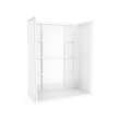 Interflo 6030 Acrylic Alcove Five-piece Shower in White with Right-hand Drain