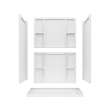 Interflo 6030 Acrylic Alcove Five-piece Shower in White with Right-hand Drain
