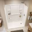 Interflo 6030 Direct-to-stud 4-piece Alcove Shower Wall Kit in White
