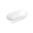 Ommu 6732 Acrylic Freestanding Center Drain Bathtub in White