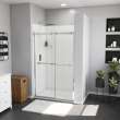 Stonea 4832 Solid Surface Universal Shower Base in White with End Drain