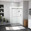 Stonea 4832 Solid Surface Universal Shower Base in Grey with End Drain