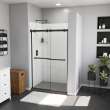 Stonea 4832 Solid Surface Universal Shower Base in Grey with End Drain