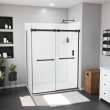 Stonea 6032 Solid Surface Universal Shower Base in White with End Drain