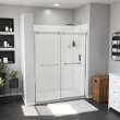 Stonea 6032 Solid Surface Universal Shower Base in White with End Drain
