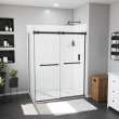 Stonea 6032 Solid Surface Universal Shower Base in White Marble with End Drain