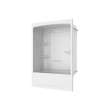Allia TSR-6032 Acrylic Alcove Left-Hand Drain Three-Piece Tub Shower in White