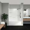 Camelia TS-6032 Acrylic Alcove Right-Hand Drain Two-Piece Tub Shower in White