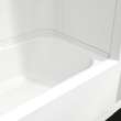 Camelia TSR-6032 Acrylic Alcove Left-Hand Drain One-Piece Tub Shower in White