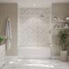 SMIN 6036 IFS AFR AcrylX(TM) Alcove Right-Hand Drain Bathtub in White
