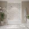 SMIN 6042 IFS AFR AcrylX(TM) Alcove Left-Hand Drain Bathtub in White
