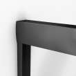 Kameleon 43-47 x 71 in. 6 mm Bypass Shower Door for Alcove Installation with Frost glass in Matte Black